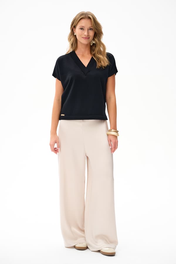 Zoja Sort Damebluse Zoja Sort Damebluse 36/38