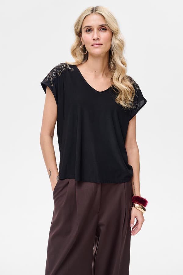 Lenix Sort Damebluse Lenix Sort Damebluse 44/46
