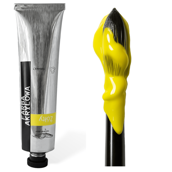 Artistic Professional akrylfärg gul 120 ml