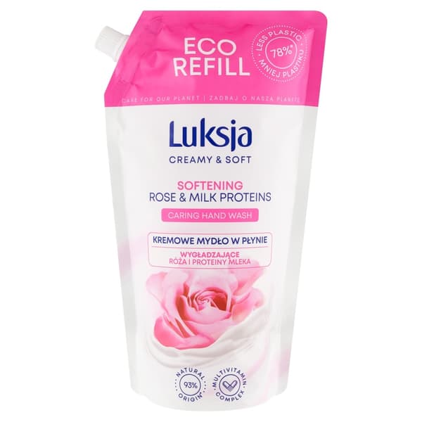 LUKSJA SAIPPUINPALAT 900ML ROOSA