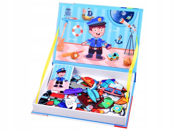Magnetpussel TOY Book PROFESSIONS 59 bitar
