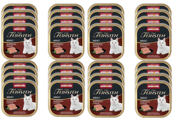 Vådfoder til katte ANIMONDA Vom Feinsten Classic KØDMIX 32x100g