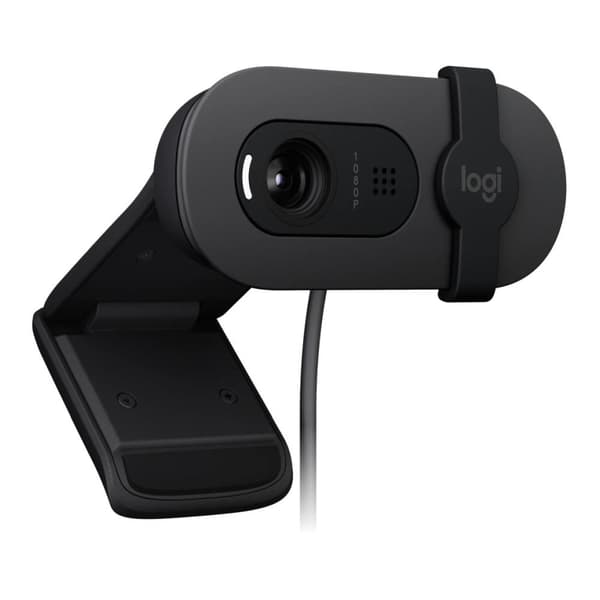 Logitech Brio 105 FHD Webcam med mikrofon, sort