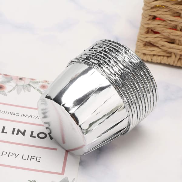 TG80292-3 MUFFINSPAPPER SILVERKOPPAR MUFFINFORM 50 ST