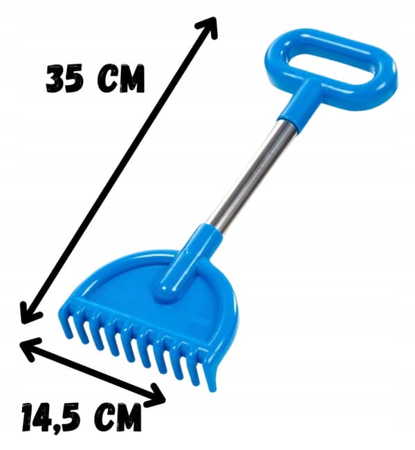 SANDRIVE metalskaft STOR 35 cm STRANDRIVE