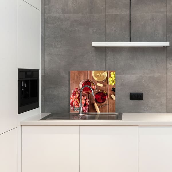 KEITTIÖN LASIPANEELI 65x60 Viini