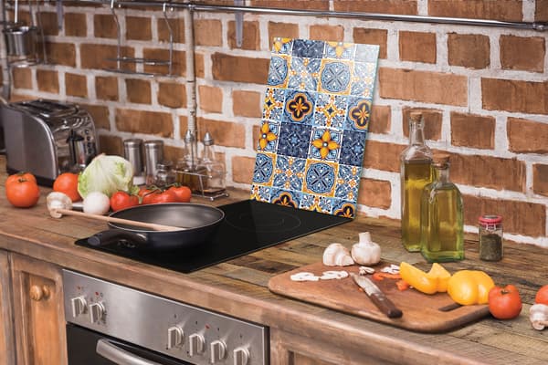 GLAS SKÄRBRÄDA 35x52 MOSAIK