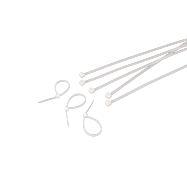 Buntbandstejp 7,6x250mm - 100st vit