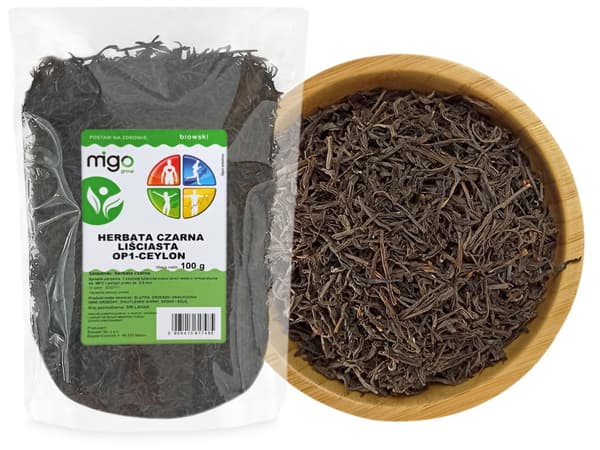 Te lösbladigt svart te Ceylon 100 g OP1