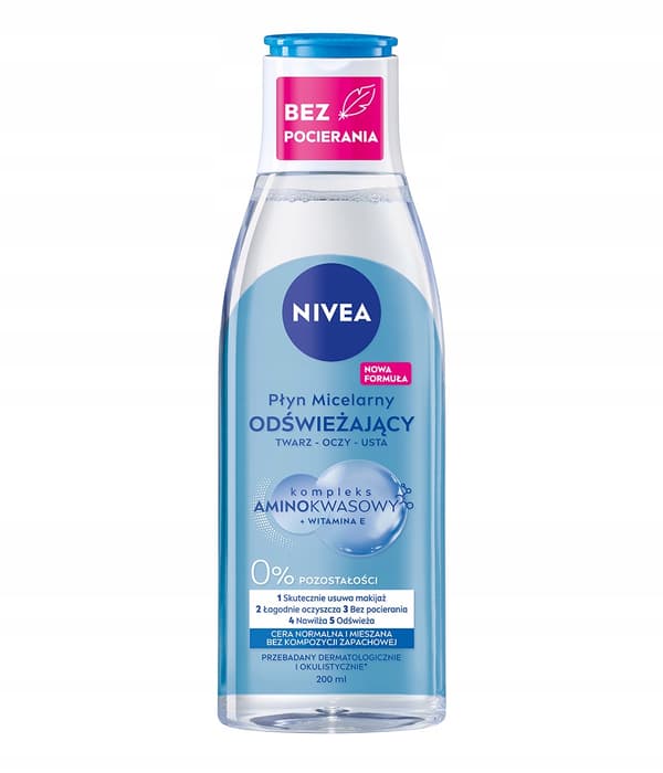 Nivea Refreshing Misellivesi normaalille ja sekaiholle 200 ml