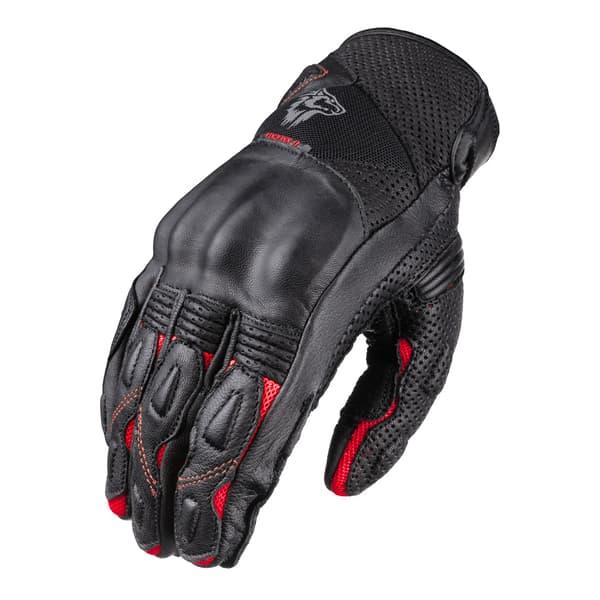 WOLF LÄDERHANDSKAR TW67 GOKU AIR RÖDA 3XL