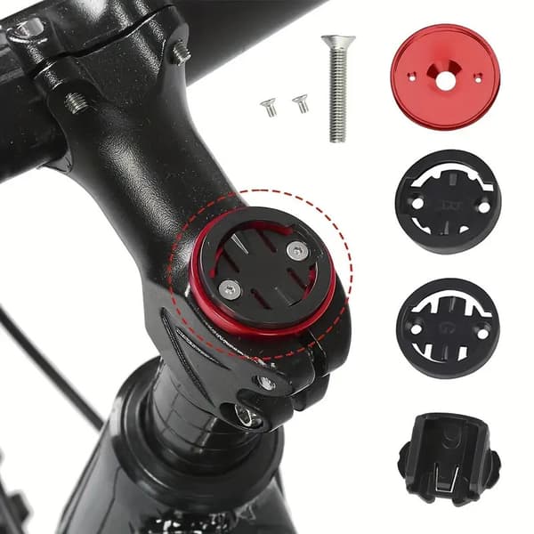 Adapter til montering af cykelcomputer på cykelfrempind