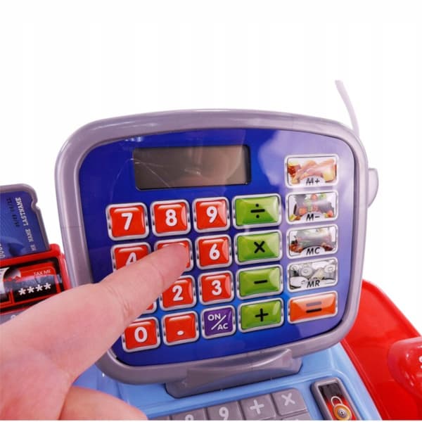 Elektronisk kassaapparat blå 2387