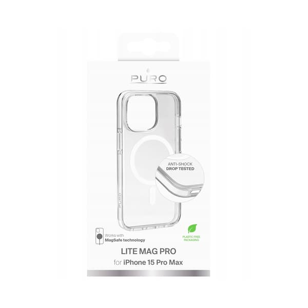 iPhone 16e Lite Mag MagSafe-skal – Transparent
