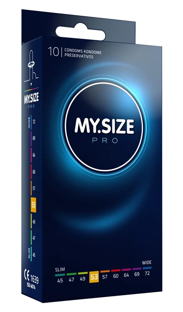 MYSIZE PRO Kondomer 53 mm 10 st