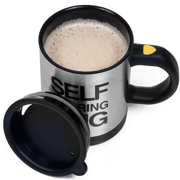 Termokop med selvrørende kaffe/te, grøn, 350 ml
