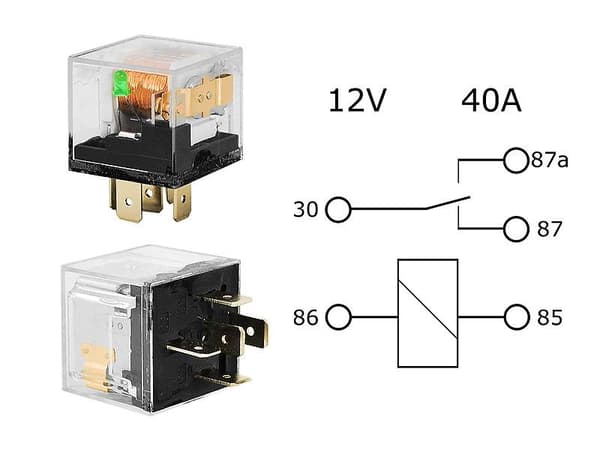 BILRELÄ 4120 30/40A-12V LED