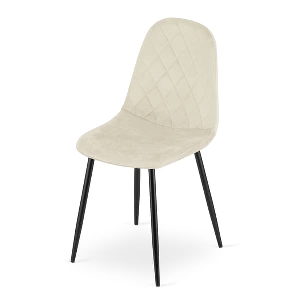 ASTI stol - beige sammet x 2