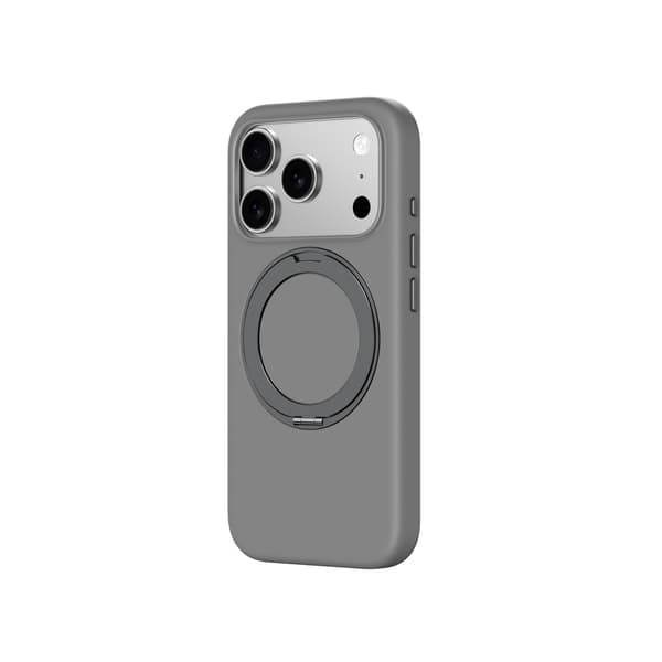 Cloudie iPhone 17 Pro cover med stativ - grå