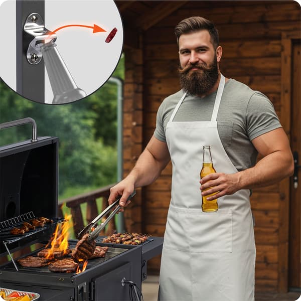 Berdsen BD-892 sort kulgrill med låg