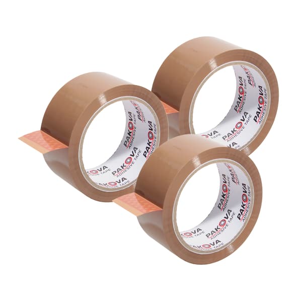 PAKOVA 48/100 BRUN 3-PAKNING PAKKETAPE