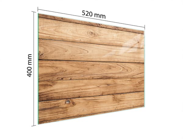 GLASSKÆREBRÆT 52x40 TRÆ