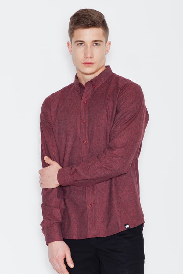 Skjorte V010 Bordeaux XL