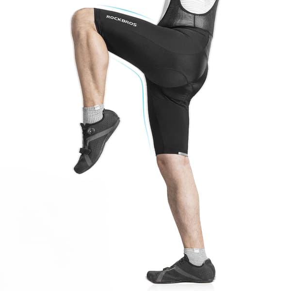 Cykelshorts med overall og pad L - sort