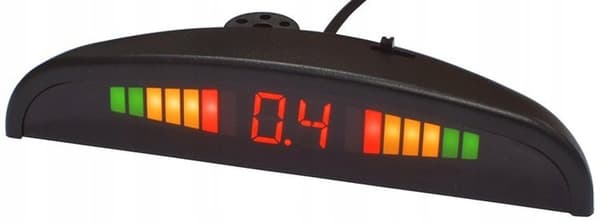 Bakkesensorer sæt med display og buzzer sølv