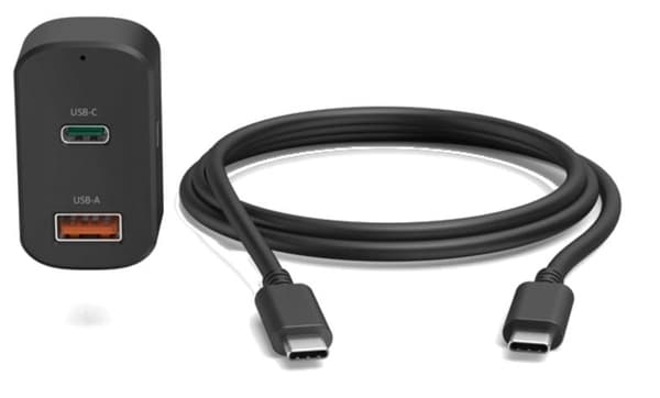 Biloplader Hama 65W USB-C + USB-A, sort (200018)