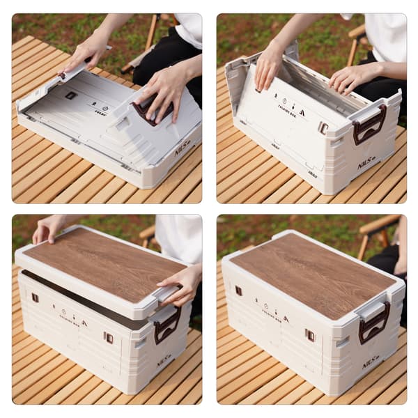 CAMPINGBOX MED BORDSFUNKTION 2-I-1 HOPPVÄRD 32L NCB4002 NILS CAMP