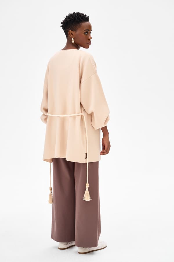 Neuletakki naisille Mono Beige 40/42