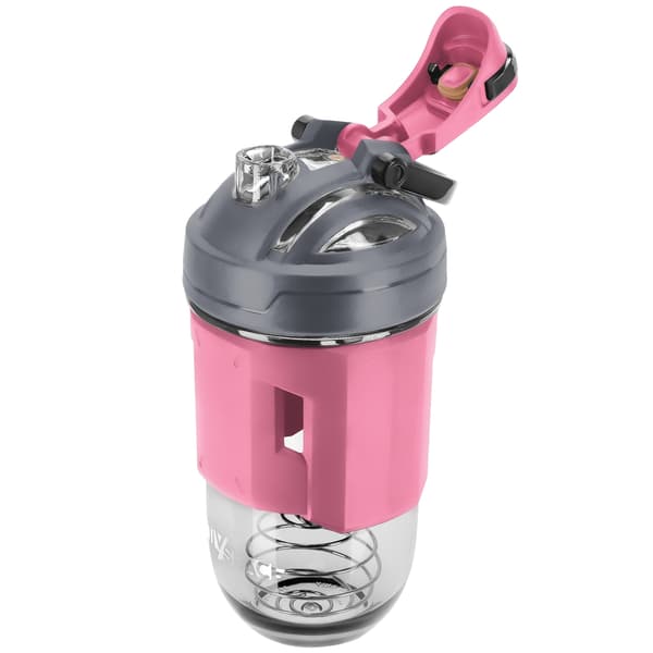 Tritan-urheilupullon ravistin ravintolisille 700 ml - vaaleanpunainen