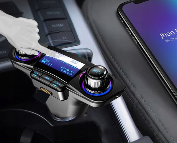 FM-SÄNDARE BLUETOOTH 5.0 USB MULTIMEDIA 8-i-1