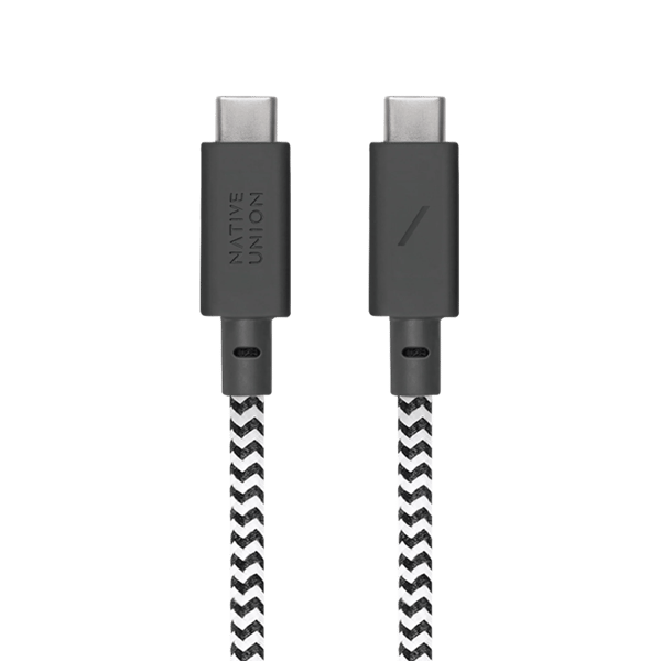 Native Union Anchor-kabel 240W - USB-C - USB-C-kabel, 3 m (zebra)