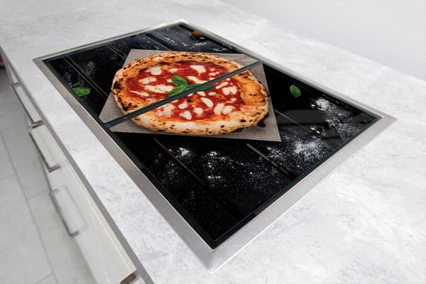 Glasbeskyttelsesplade 75x52 Pizza