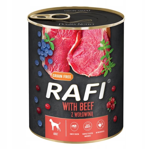 Rafi våtfoder för hundar med blandade smaker 24x800g