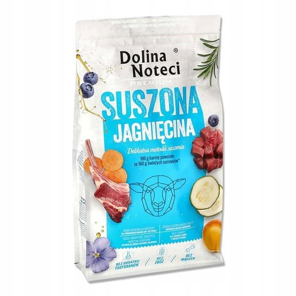 Dolina Noteci Premium lamm torrfoder för hund, säck 9kg