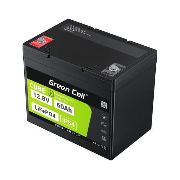 Green cell akkumulator lifepo4 cube 60ah 12v/12.8v