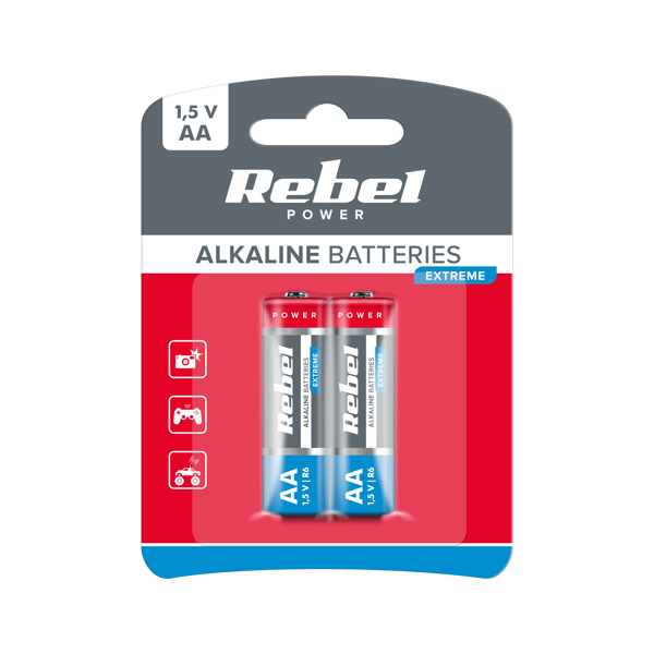 Vipow Extreme alkaliske batterier AA