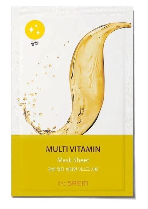 SAEM BIO SOLUTION lysnende sheetmaske Multi V.