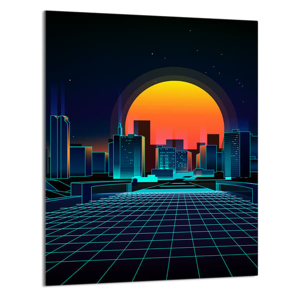 GLAS SKÆREBRÆT 40x52 City