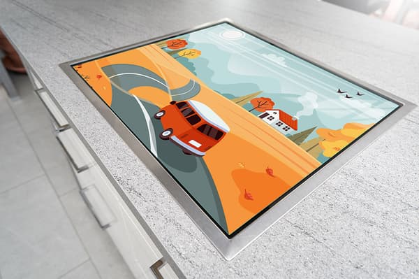 LASINEN SUOJALEVY LIEDELLE 70x52 AUTO