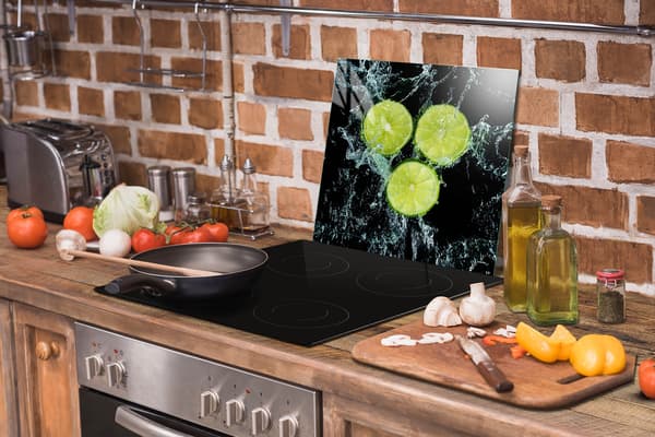 GLASSKYDDSPLÅT FÖR SPIS 50x52 CITRON