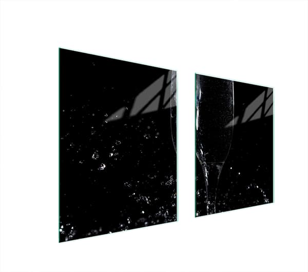 GLASBESKYTTELSESPLADE TIL KOMFUR 85x52 VIN