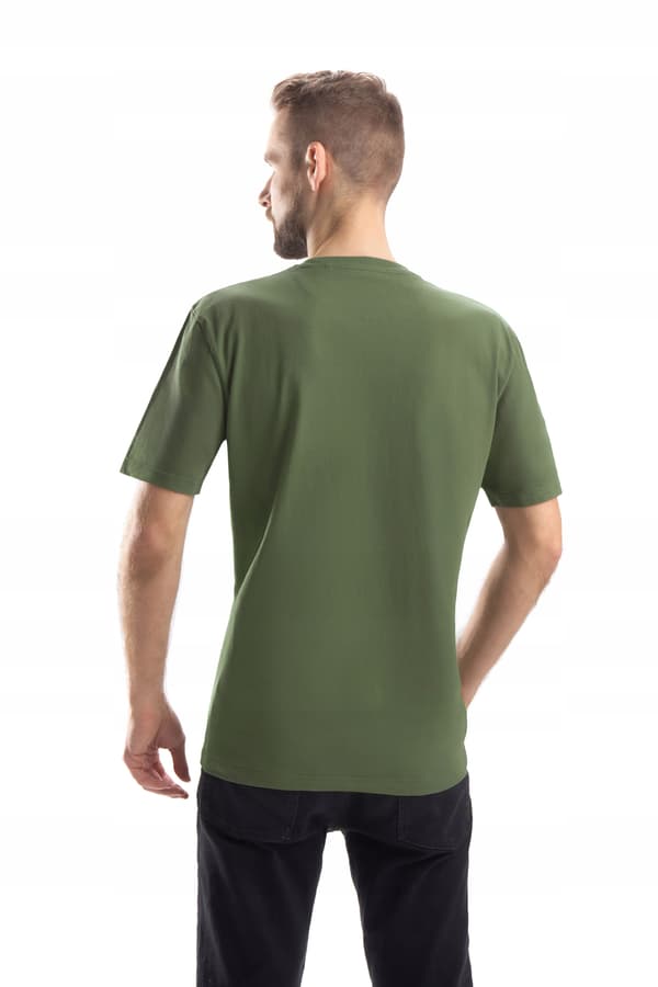 BMTS-01 M OLIV bomulds herret-shirt ETHAN