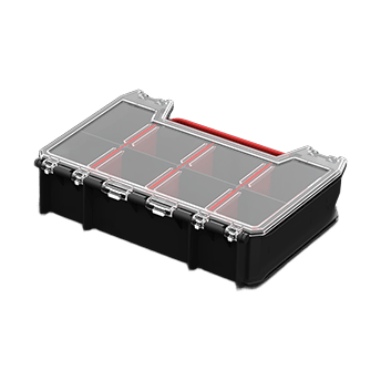 QBRICK SYSTEM PRO Modulär organisatör med lock, verktygslåda 1,7 l