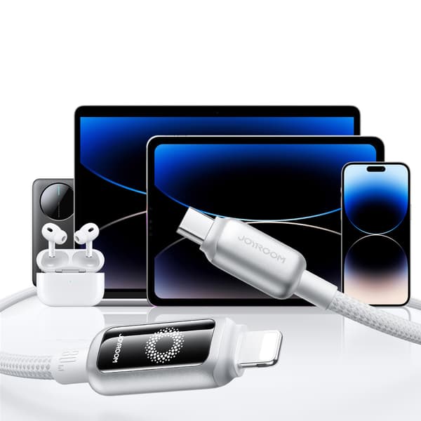 USB-C - iPhone Lightning 30W Kabel 1,2m - Hvid