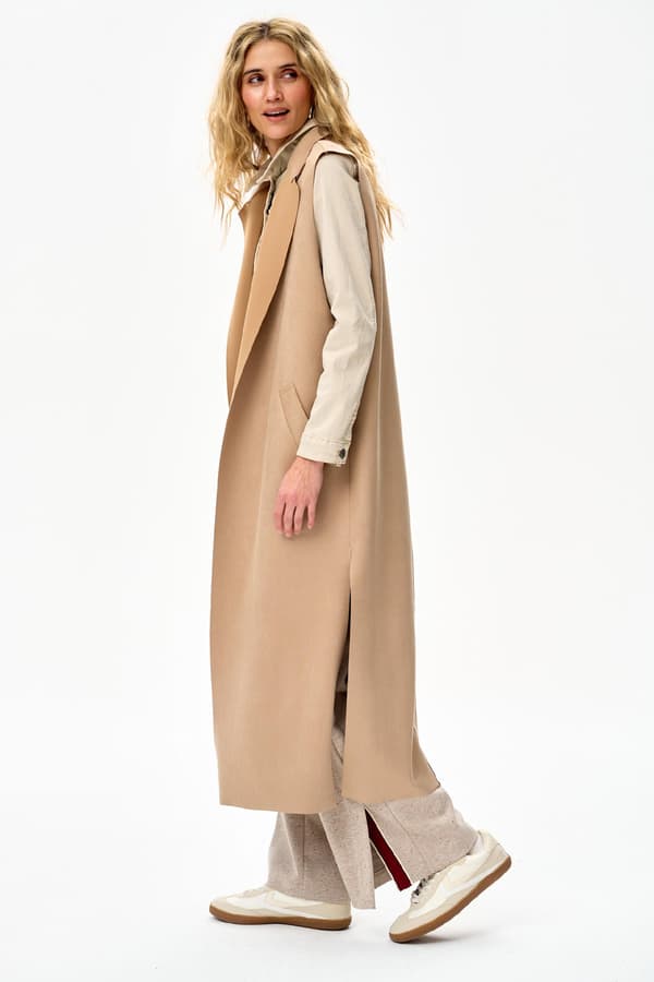 Damväst Willa Beige 40/42