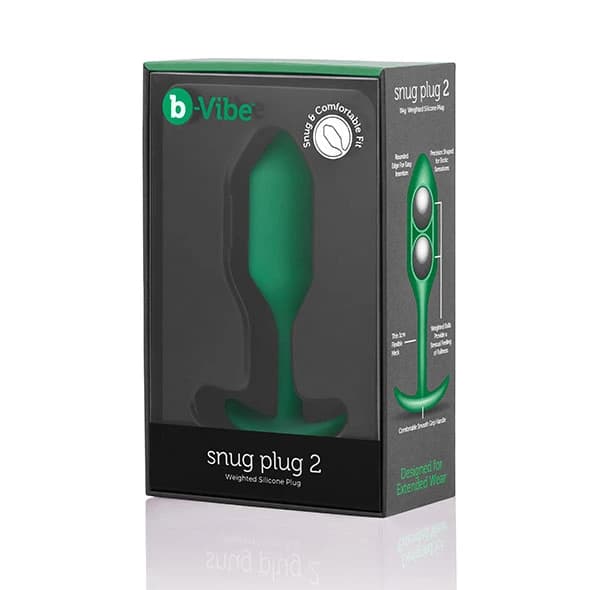 BVibe Snug Plug 2 Grön Analplugg